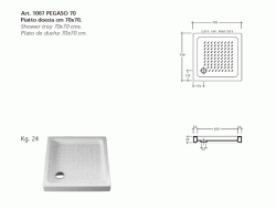 PIATTO DOCCIA H10 IN DIVERSE DIMENSIONI