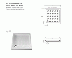 PIATTO DOCCIA H10 IN DIVERSE DIMENSIONI