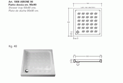 PIATTO DOCCIA H10 IN DIVERSE DIMENSIONI